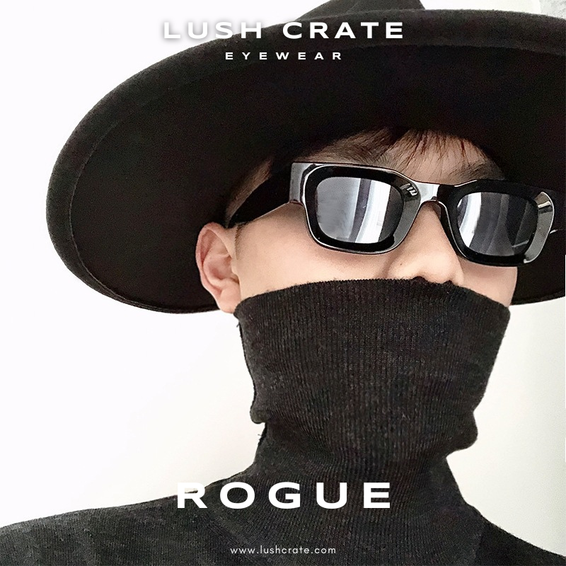 Wide Frame Retro Square Sunglasses - Lush Crate Eyewear - Lush Crates