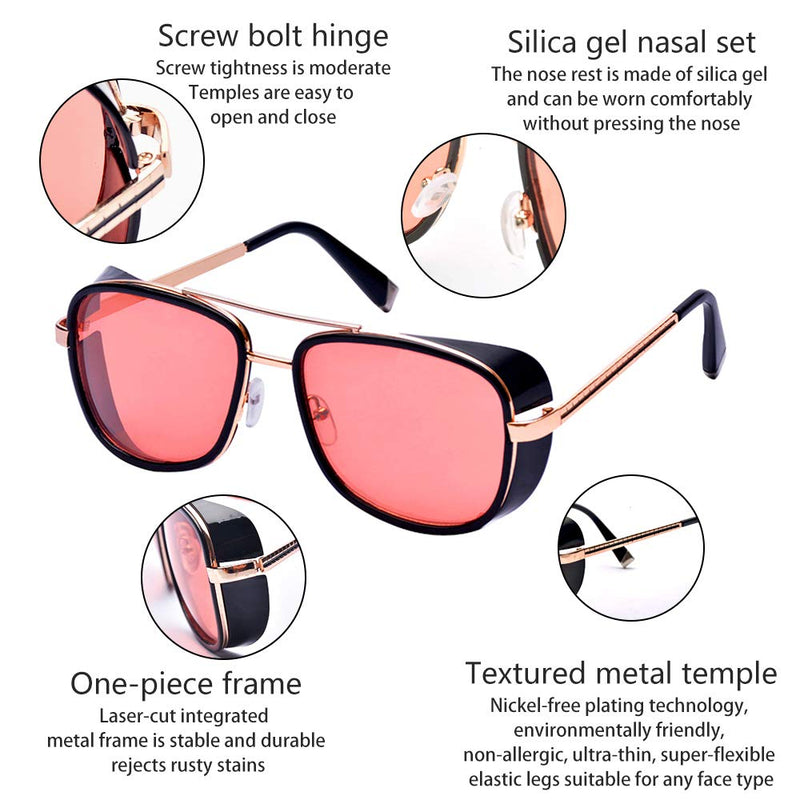 Stark Iron Man Movie Sunglasses Iron Man Tony Stark Sunglasses