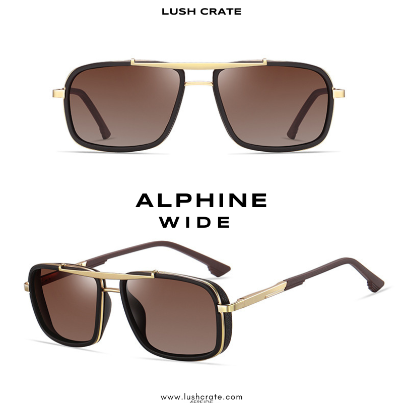 Wide polarized sale sunglasses