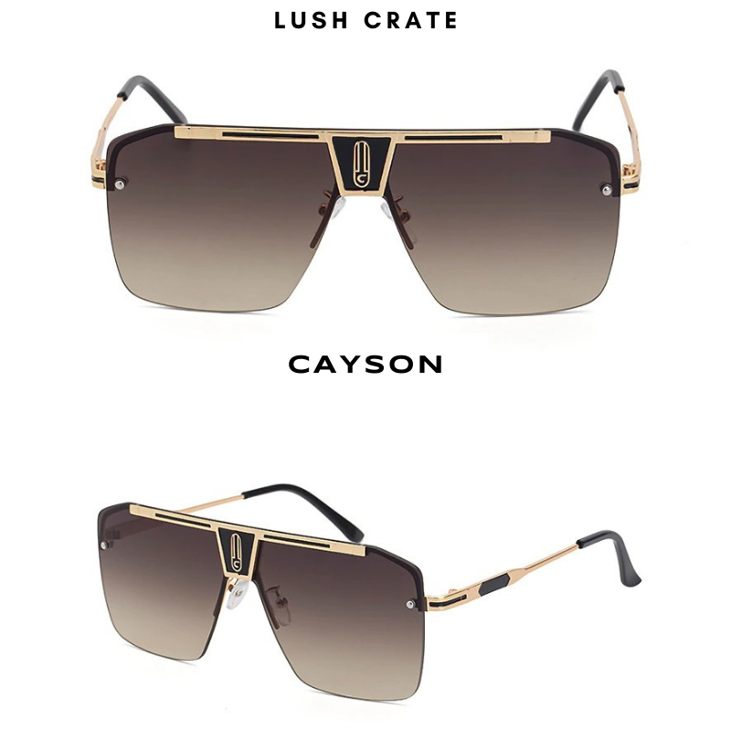 Snazzy Polarized Sunglasses | Lush Crate Eyewear Snazzy - Black / Large