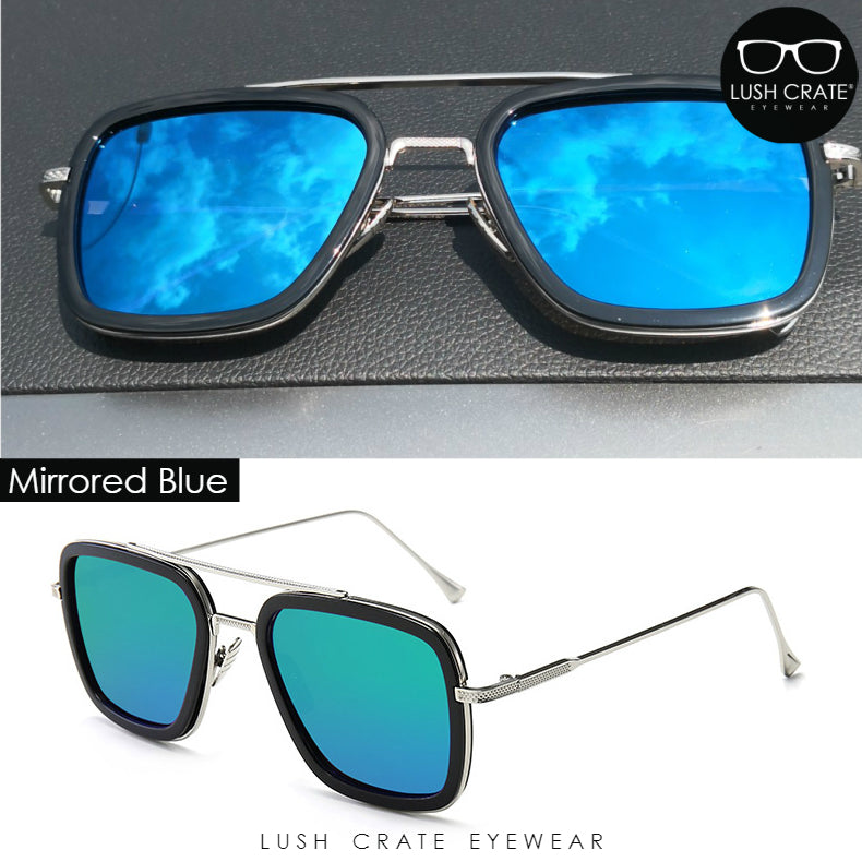 tony stark goggles Edith Sunglasses - Avengers Tony Stark's Sunglasses | Lush Crate Eyewear