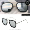 EDITH Sunglasses Mirrored Grey Black Lens - Lush Crate