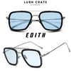 Edith Light Blue Sunglasses Lush Crate
