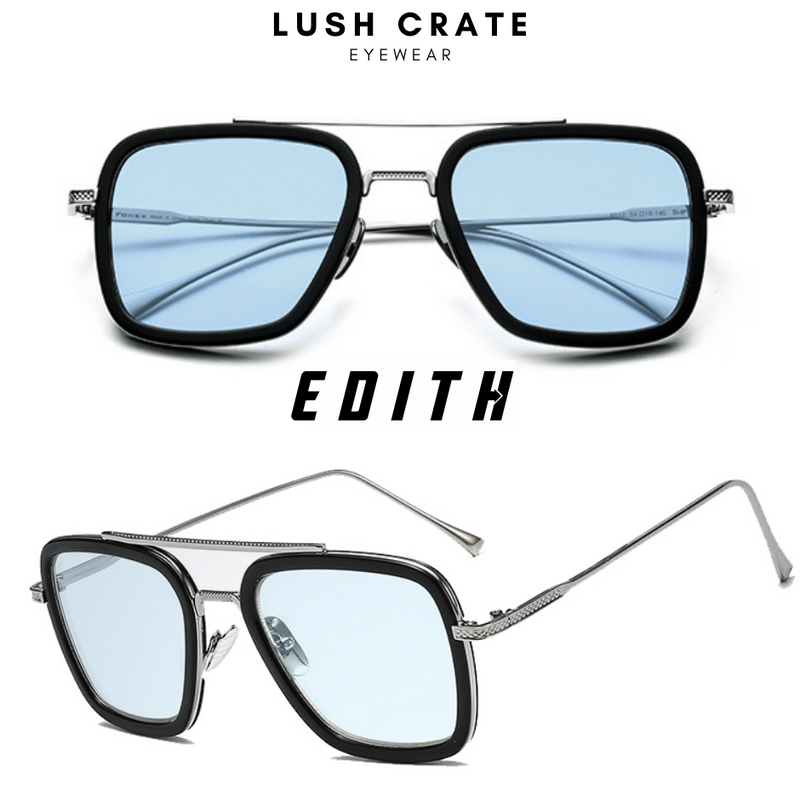 Strengt Fantastiske voksenalderen Edith Sunglasses - Avengers Tony Stark's Sunglasses | Lush Crate Eyewear -  Lush Crates