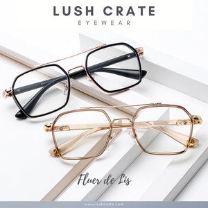 Fleur de Lis Retro Glasses