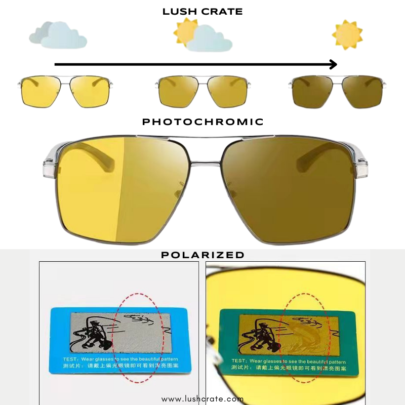 1pc Square Riding Sports Style Men's Polarized Sunglasses Driver Driving Fishing Sunglasses UV400,Temu