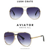 Mach Aviator Sunglasses Lush Crate Eyewear