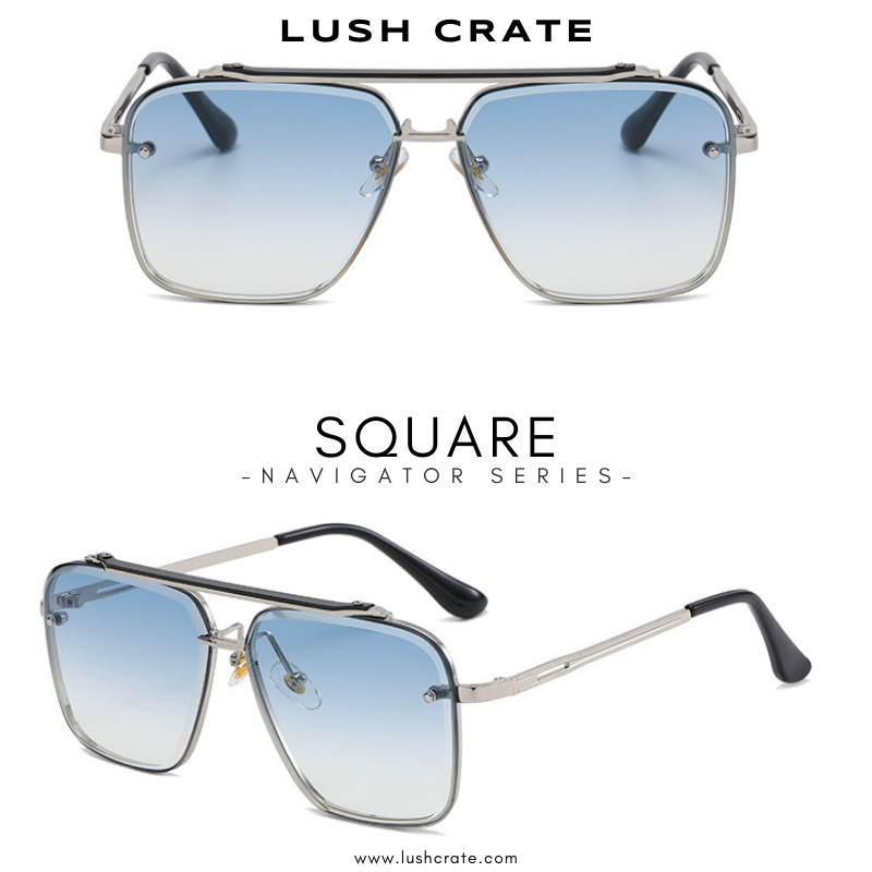 Mach Square Navigator Sunglasses - Lush Crate Eyewear - Lush Crates