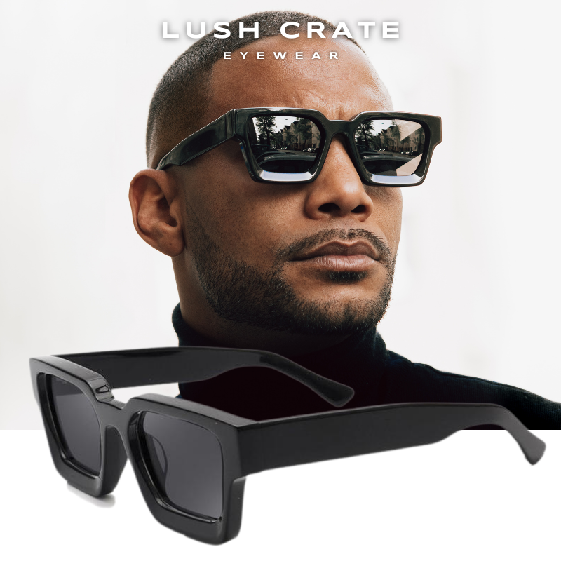 Black Oversized square acetate sunglasses, Celine Eyewear