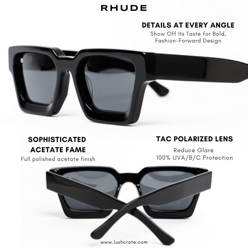 RHUDE Polarized Sunglasses | Lush Crate Eyewear - Lush Crates RHUDE Polarized Sunglasses | Lush Crate Eyewear - Lush Crates