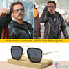 Avengers Infinity War End Game Tony Stark Sunglasses Iron Man Tribute