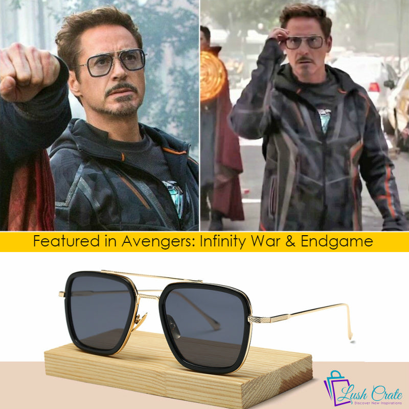 Buy Tony Stark Iron Man Avengers Infinity War Men's Sunglasses