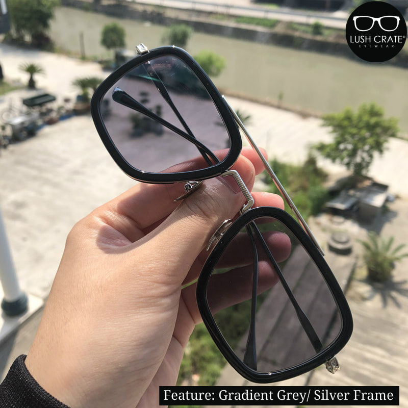 Edith Sunglasses - Avengers Tony Stark's Sunglasses | Lush Crate Eyewear Clear